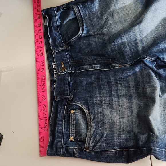 Chaps Mens Jeans size 38 X 28 tag says 30 L but has shrinkage - Picture 5 of 12